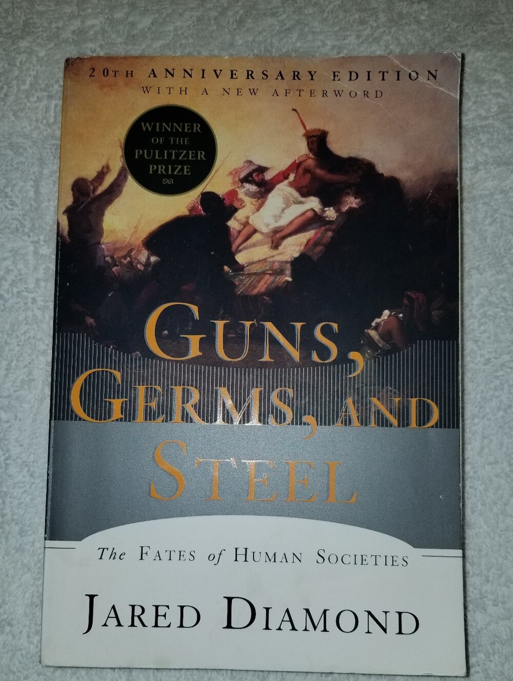 Guns Germs And Steel Paperback Book Jared Diamond The Fates Of Human Societies